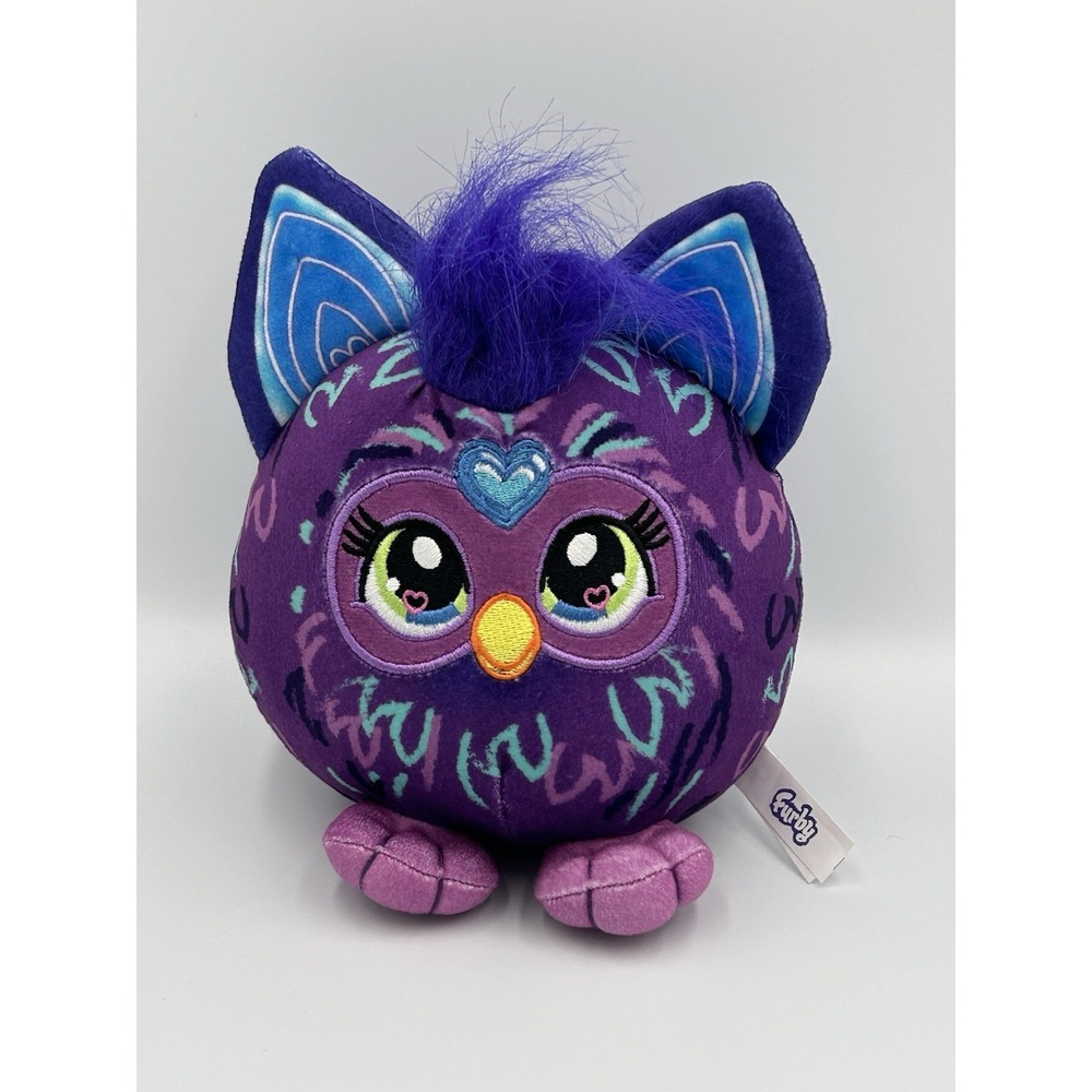 Furby Purple Round 6-inch Plush Stuffed Animal Toy